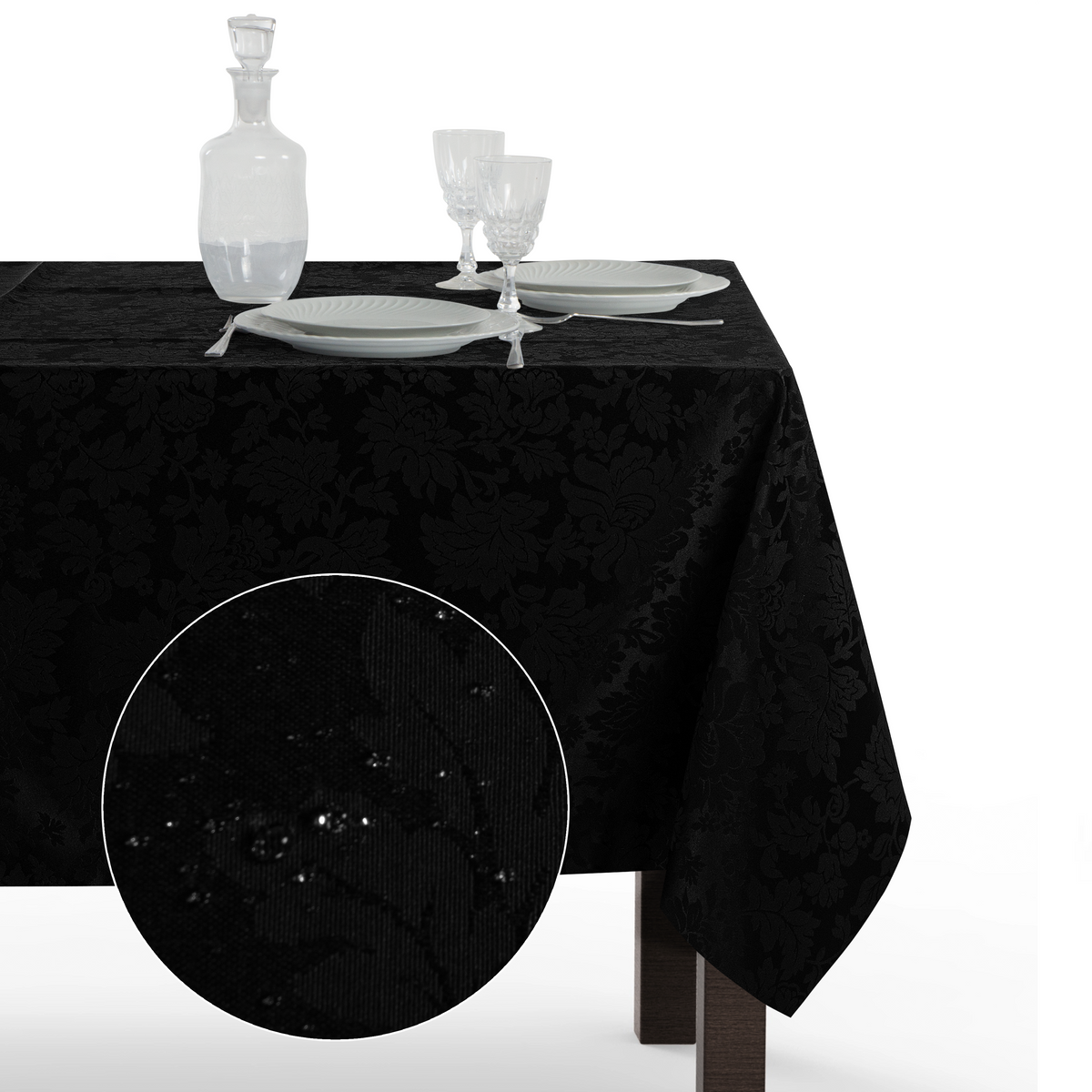 Tovaglia Rettangolare Antimacchia Jacquard Poliestere 100% | Misure Small