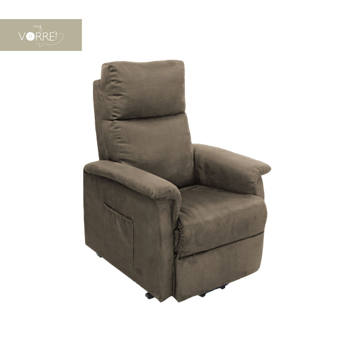 Poltrona Relax | Seduta Sfoderabile | Dispositivo Medico | a 1 o 2 Motori | Rivestimento Microfibra | Monica