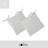 Cuscino Sedia Roma cm 40x40 spessore cm 4 sfoderabile con chiusura lampo | 2 pezzi