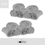 Telo Bagno - 6+6 in Spugna Cotone 100% 450 Gr cm 100x150