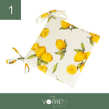 Cuscino Sedia Limone New | 40x40cm, spessore 4cm, sfoderabile con chiusura lampo