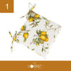 Cuscino Sedia Limone Old | 40x40cm, spessore 4cm, sfoderabile con chiusura lampo