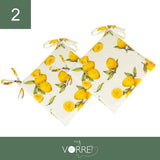 Cuscino Sedia Limone New | 40x40cm, spessore 4cm, sfoderabile con chiusura lampo