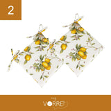 Cuscino Sedia Limone Old | 40x40cm, spessore 4cm, sfoderabile con chiusura lampo