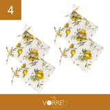 Cuscino Sedia Limone Old | 40x40cm, spessore 4cm, sfoderabile con chiusura lampo