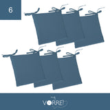Cuscino Sedia Roma cm 40x40 spessore cm 4 sfoderabile con chiusura lampo | 6 Pezzi