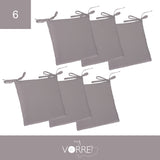 Cuscino Sedia Roma cm 40x40 spessore cm 4 sfoderabile con chiusura lampo | 6 Pezzi