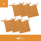 Cuscino Sedia Roma cm 40x40 spessore cm 4 sfoderabile con chiusura lampo | 6 Pezzi