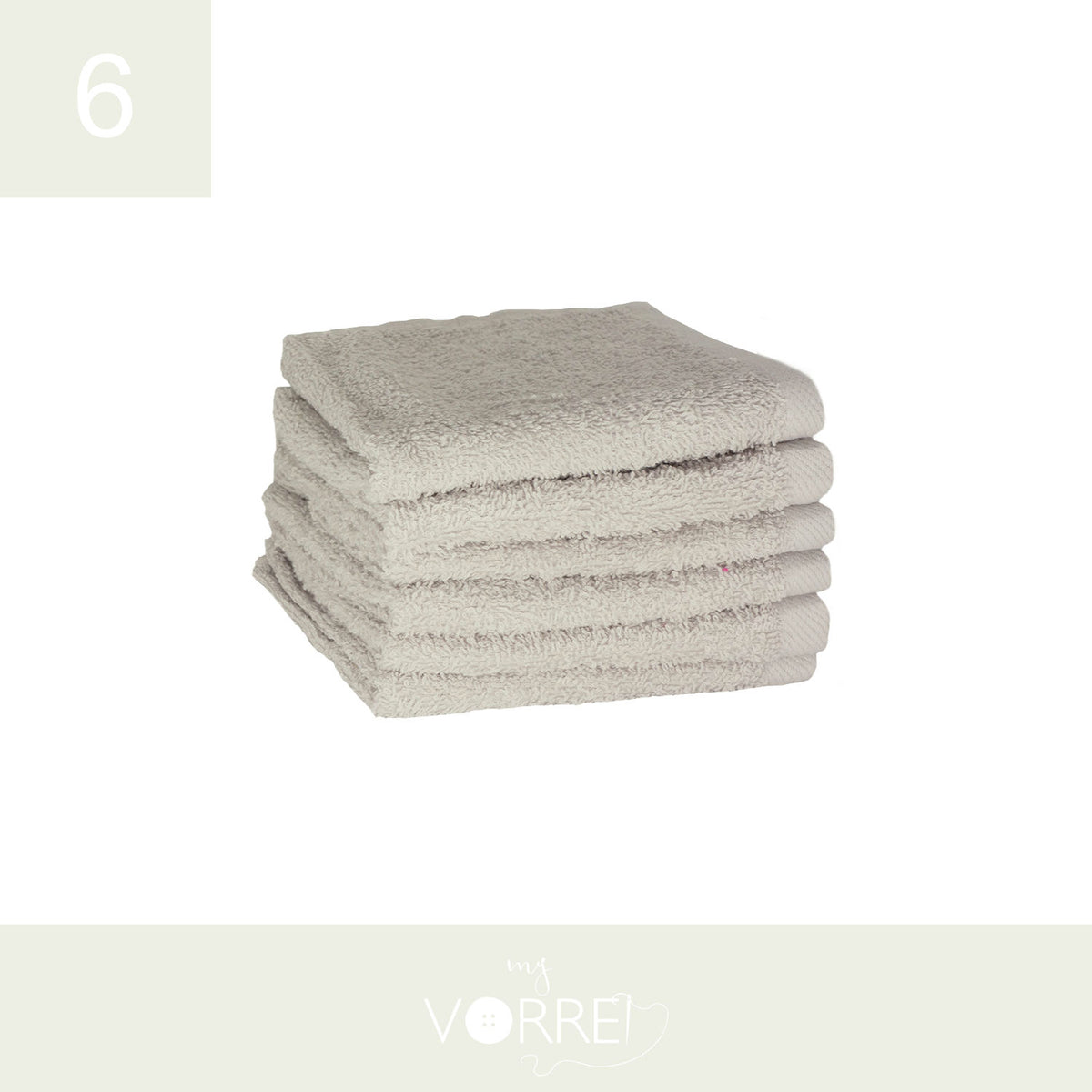 Lavette Gr 420 MQ Cotone 100% | 30x30cm, Pacchetto da 6 Pezzi