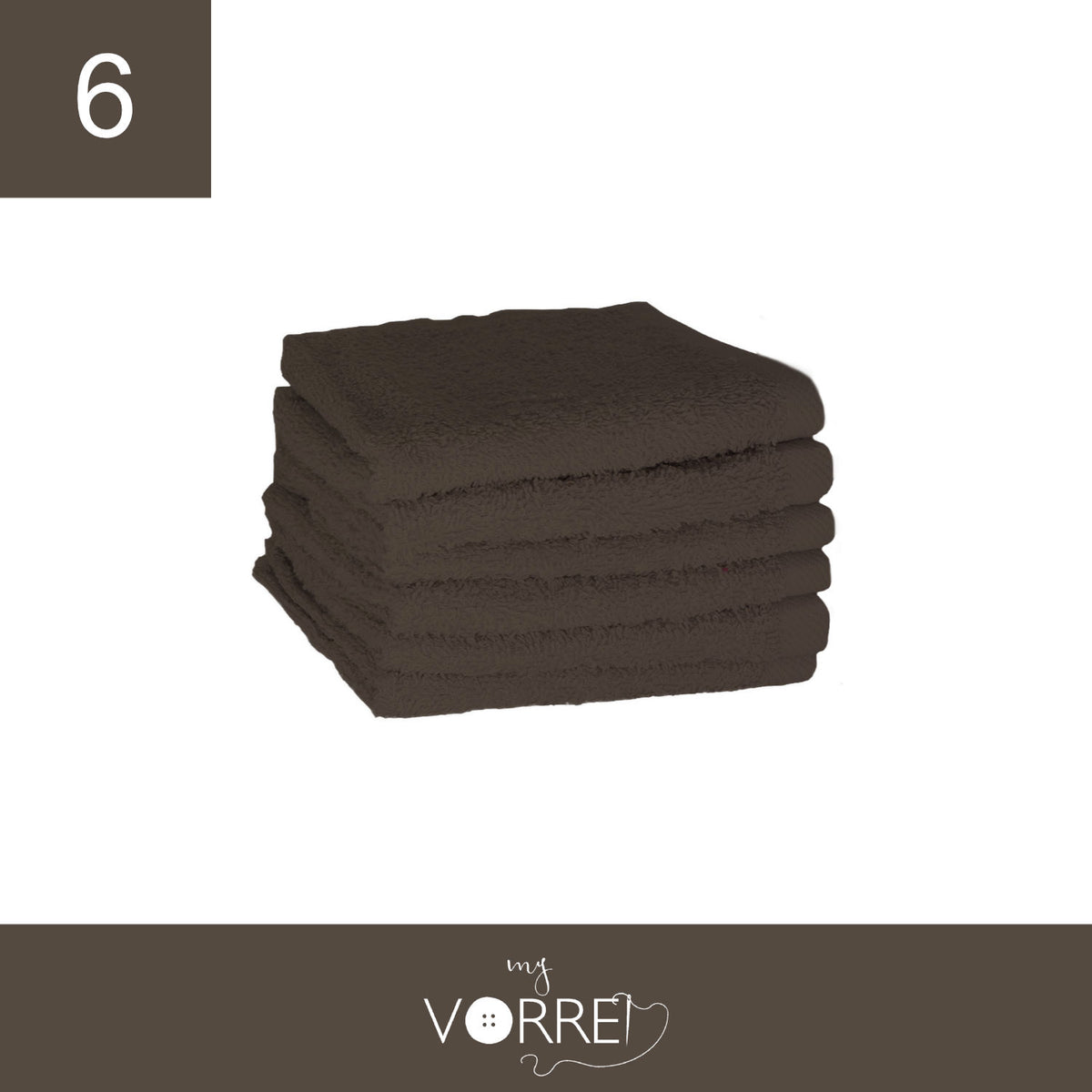 Lavette Gr 420 MQ Cotone 100% | 30x30cm, Pacchetto da 6 Pezzi