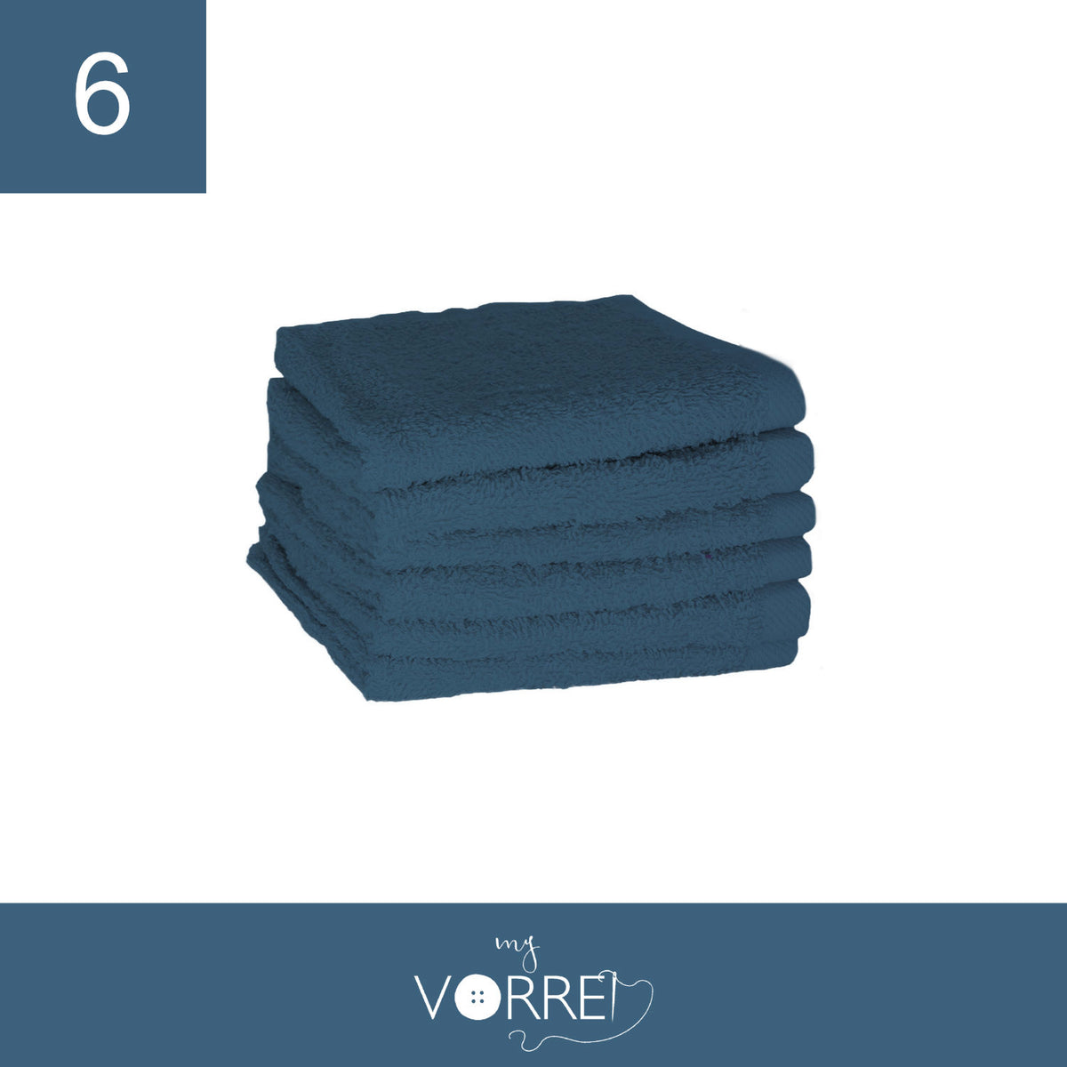 Lavette Gr 420 MQ Cotone 100% | 30x30cm, Pacchetto da 6 Pezzi
