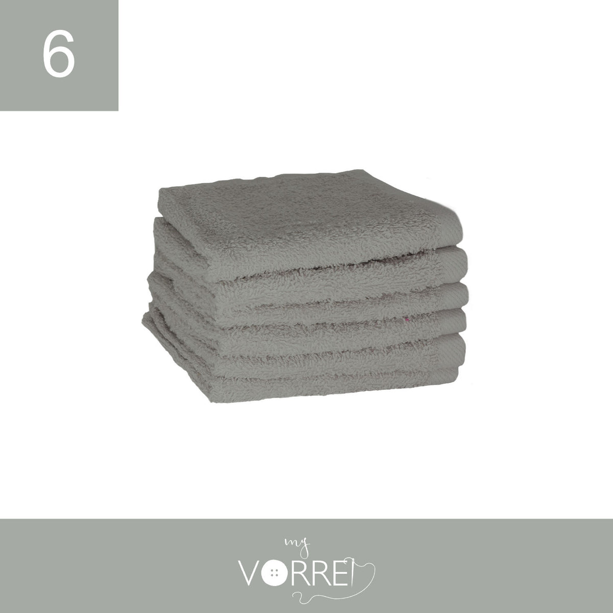 Lavette Gr 420 MQ Cotone 100% | 30x30cm, Pacchetto da 6 Pezzi