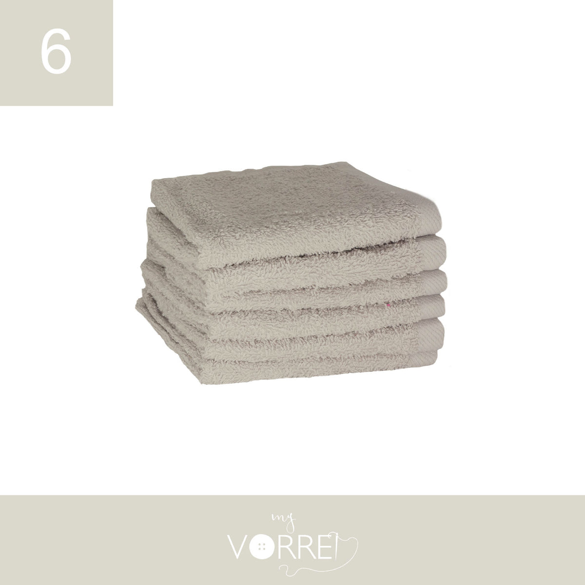 Lavette Gr 420 MQ Cotone 100% | 30x30cm, Pacchetto da 6 Pezzi
