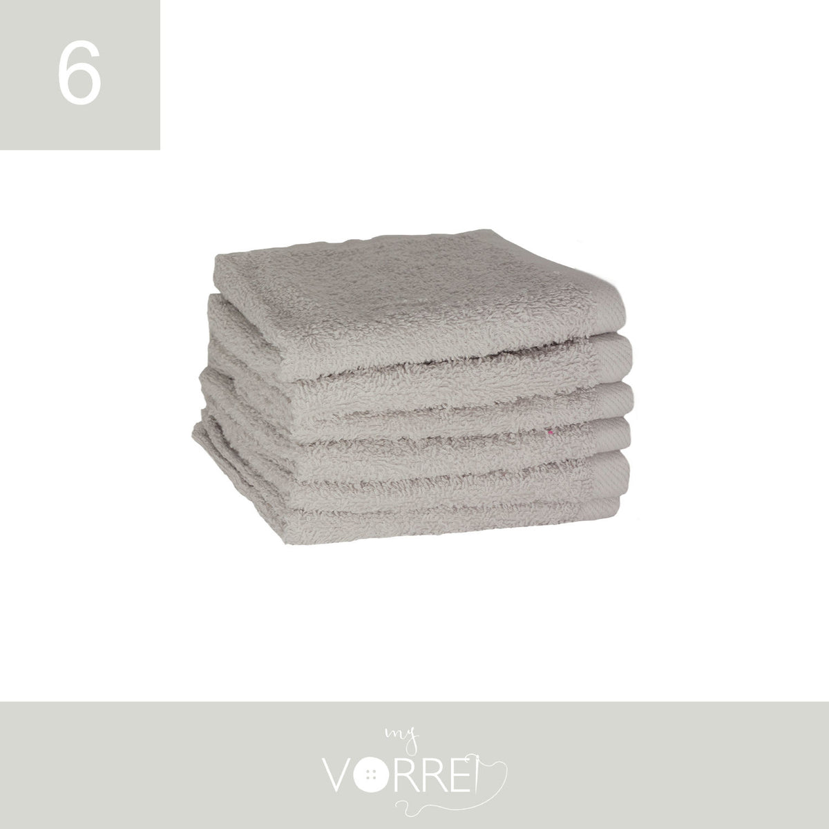 Lavette Gr 420 MQ Cotone 100% | 30x30cm, Pacchetto da 6 Pezzi