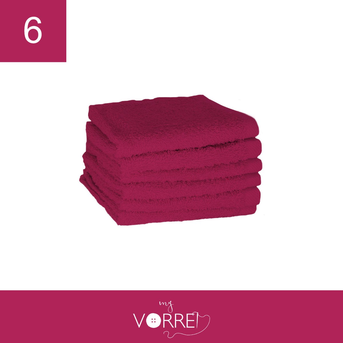 Lavette Gr 420 MQ Cotone 100% | 30x30cm, Pacchetto da 6 Pezzi