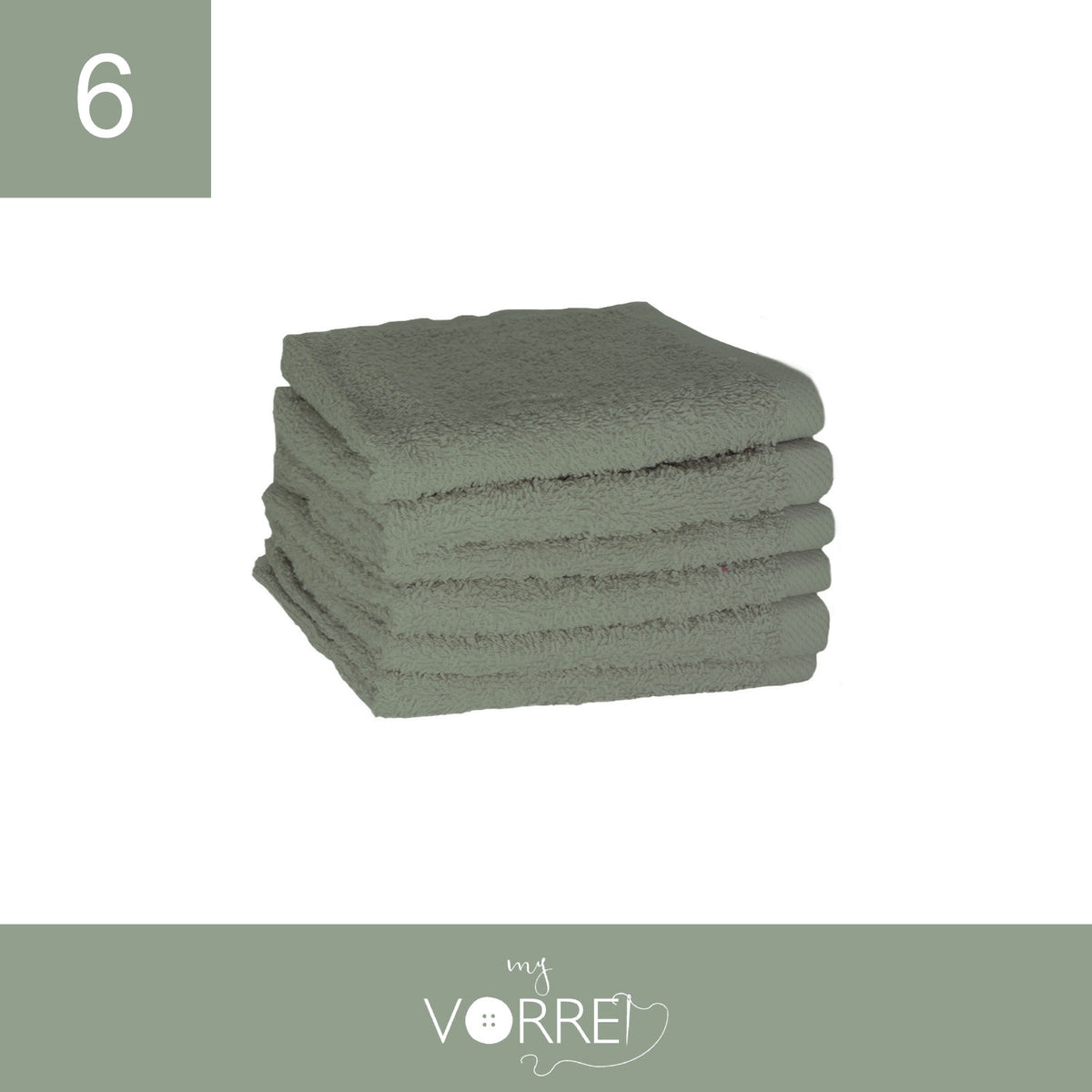 Lavette Gr 420 MQ Cotone 100% | 30x30cm, Pacchetto da 6 Pezzi
