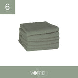 Lavette Gr 420 MQ Cotone 100% | 30x30cm, Pacchetto da 6 Pezzi