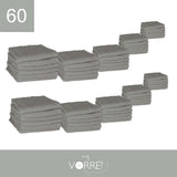Lavette Gr 420 MQ Cotone 100% | 30x30cm, Pacchetto da 60 Pezzi