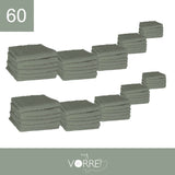 Lavette Gr 420 MQ Cotone 100% | 30x30cm, Pacchetto da 60 Pezzi