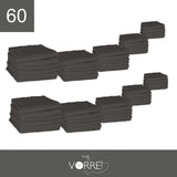 Lavette Gr 420 MQ Cotone 100% | 30x30cm, Pacchetto da 60 Pezzi