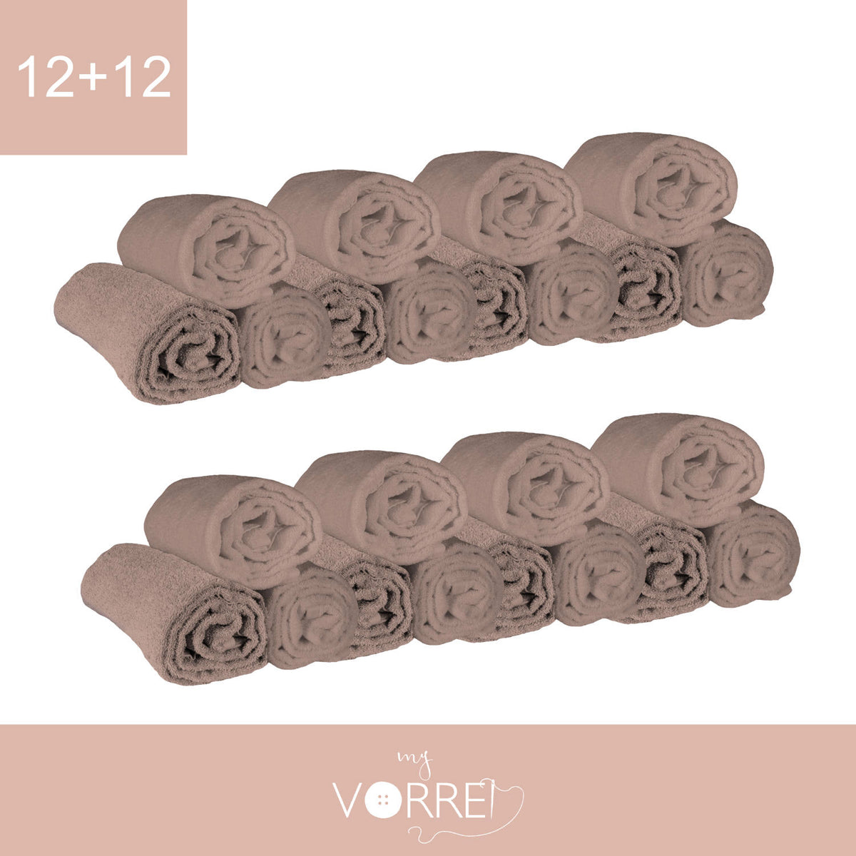 Telo Bagno - 12+12 in Spugna Cotone 100 cm 100x150