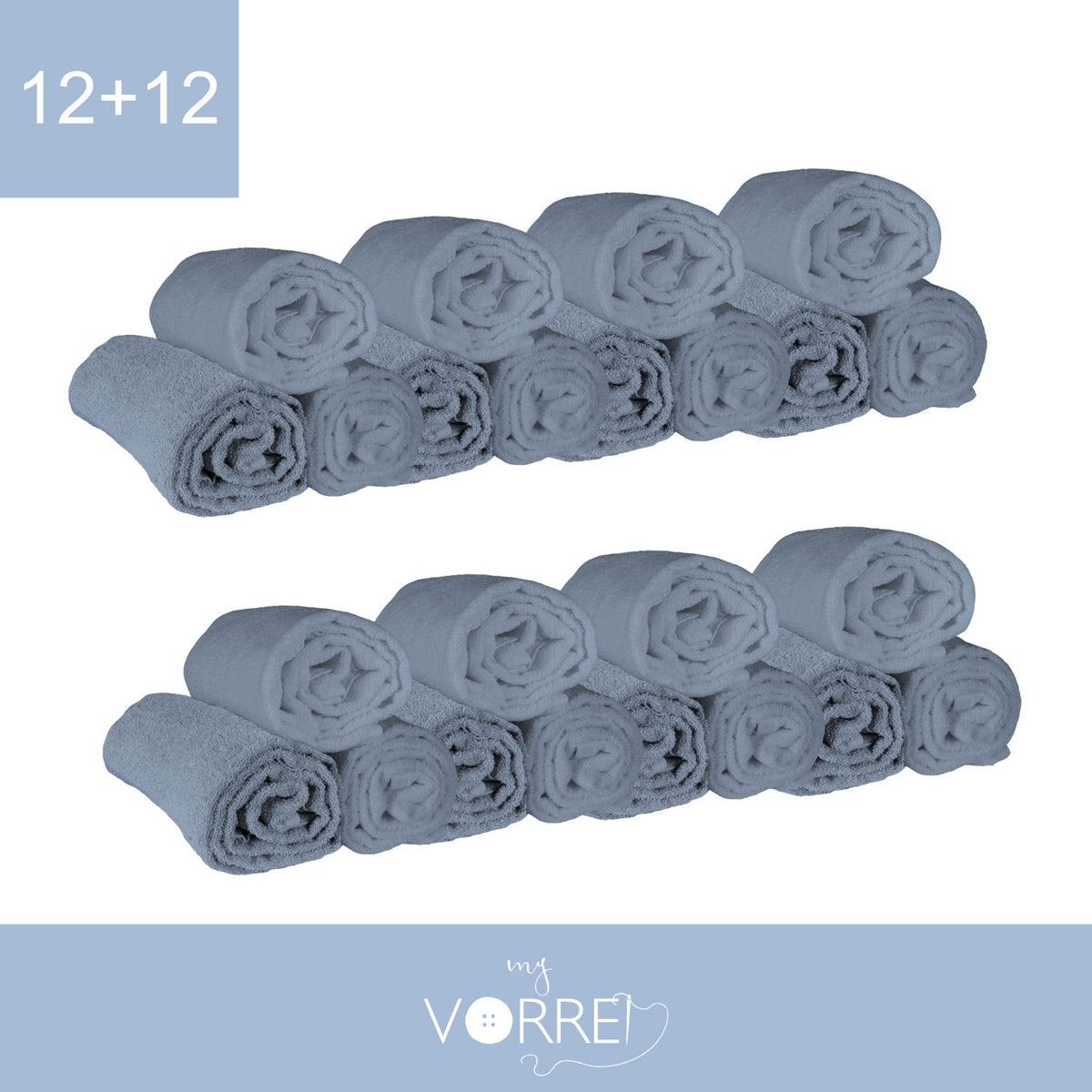 Telo Bagno - 12+12 in Spugna Cotone 100 cm 100x150