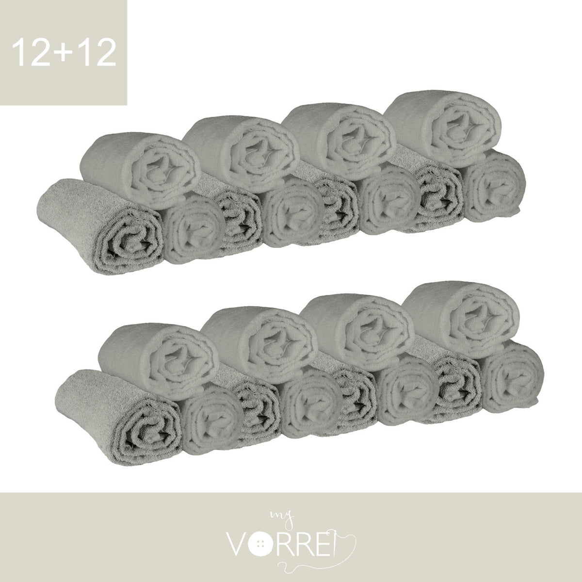 Telo Bagno - 12+12 in Spugna Cotone 100 cm 100x150