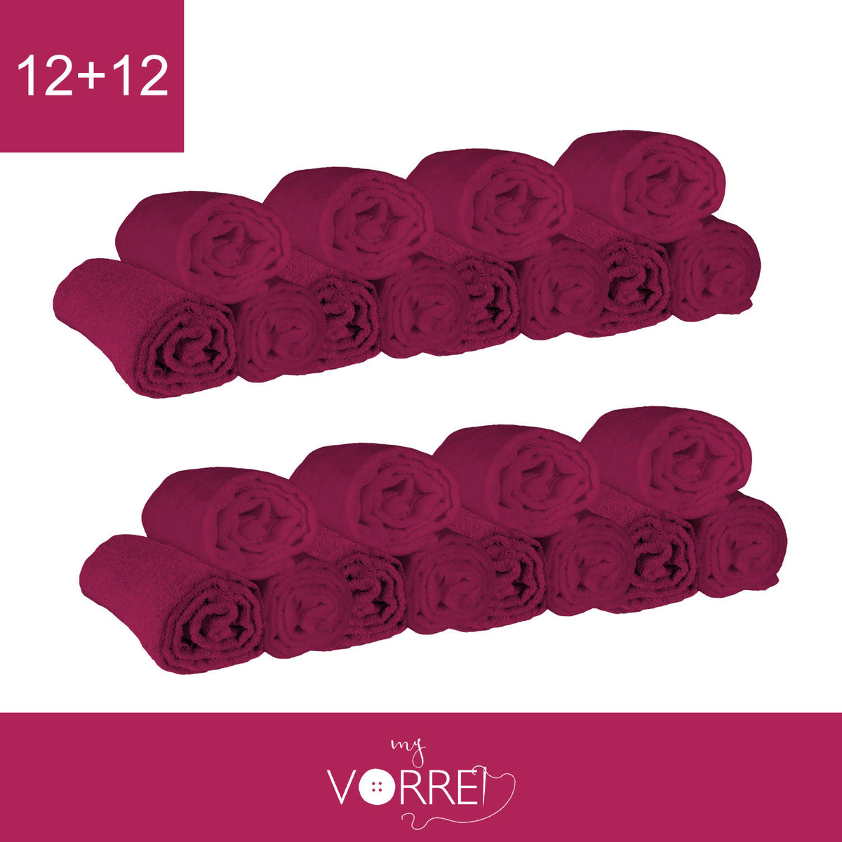 Telo Bagno - 12+12 in Spugna Cotone 100 cm 100x150