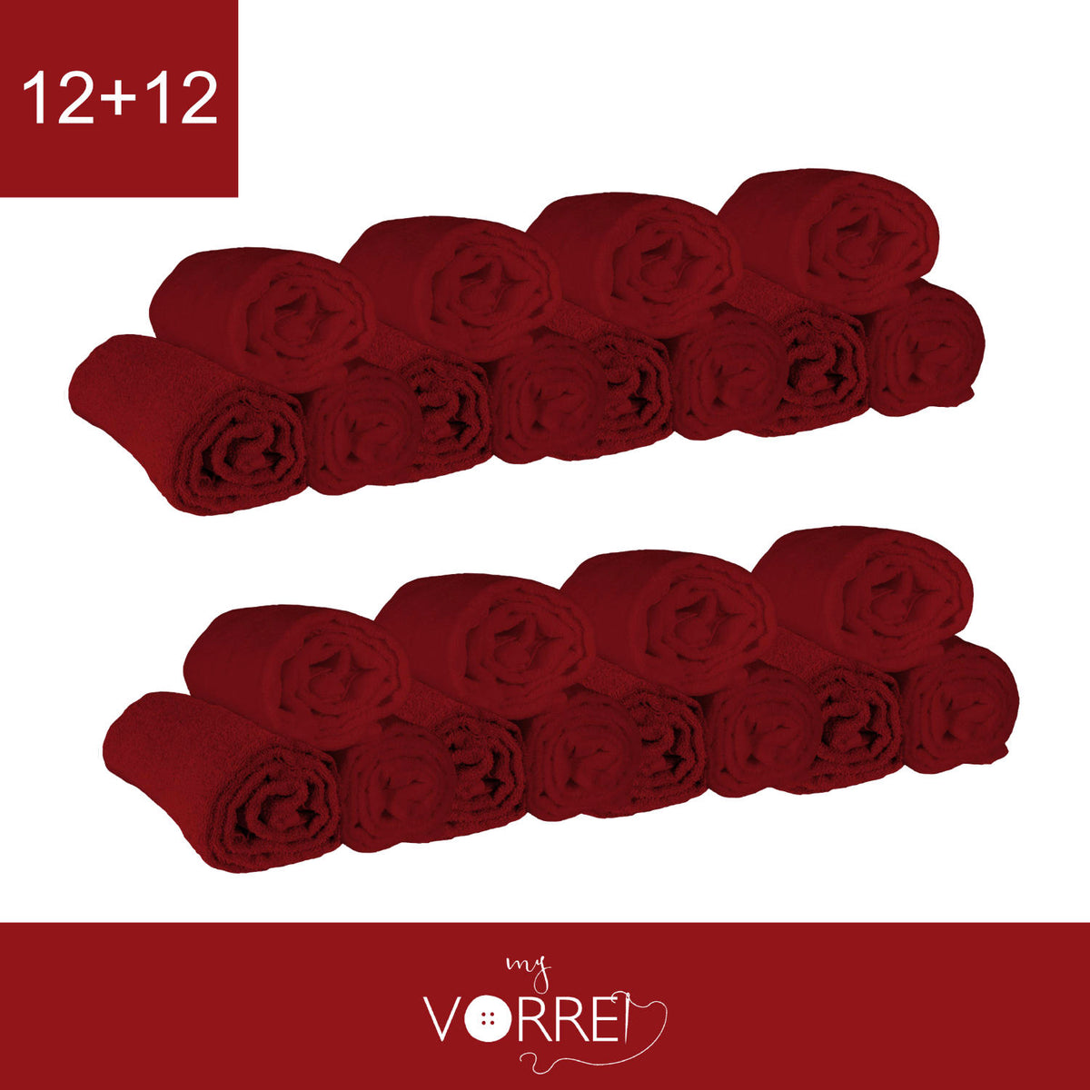 Telo Bagno - 12+12 in Spugna Cotone 100 cm 100x150