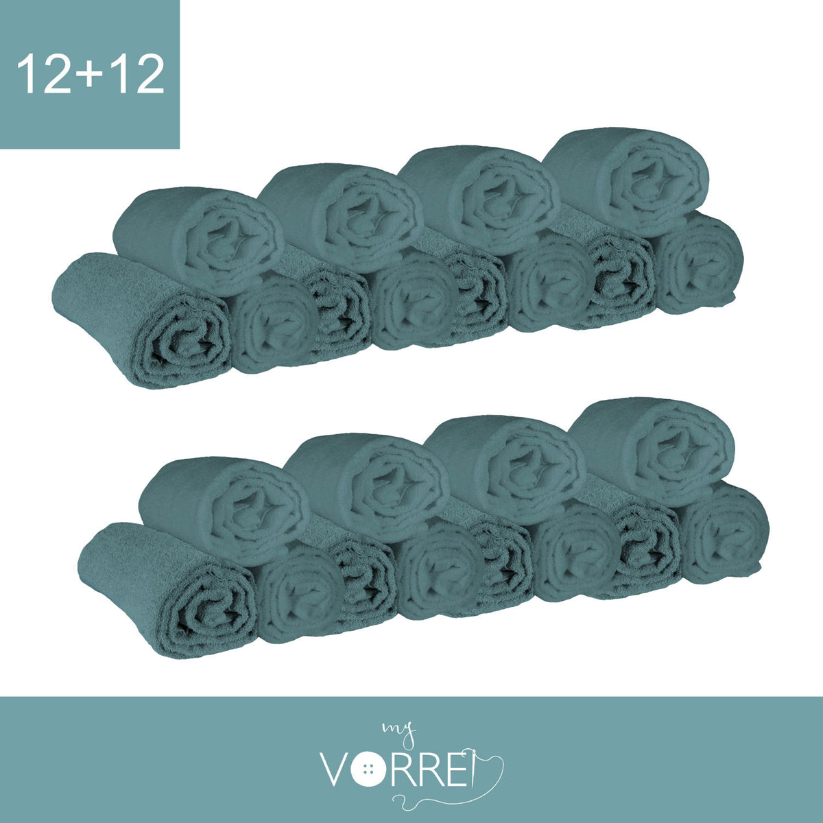 Telo Bagno - 12+12 in Spugna Cotone 100 cm 100x150