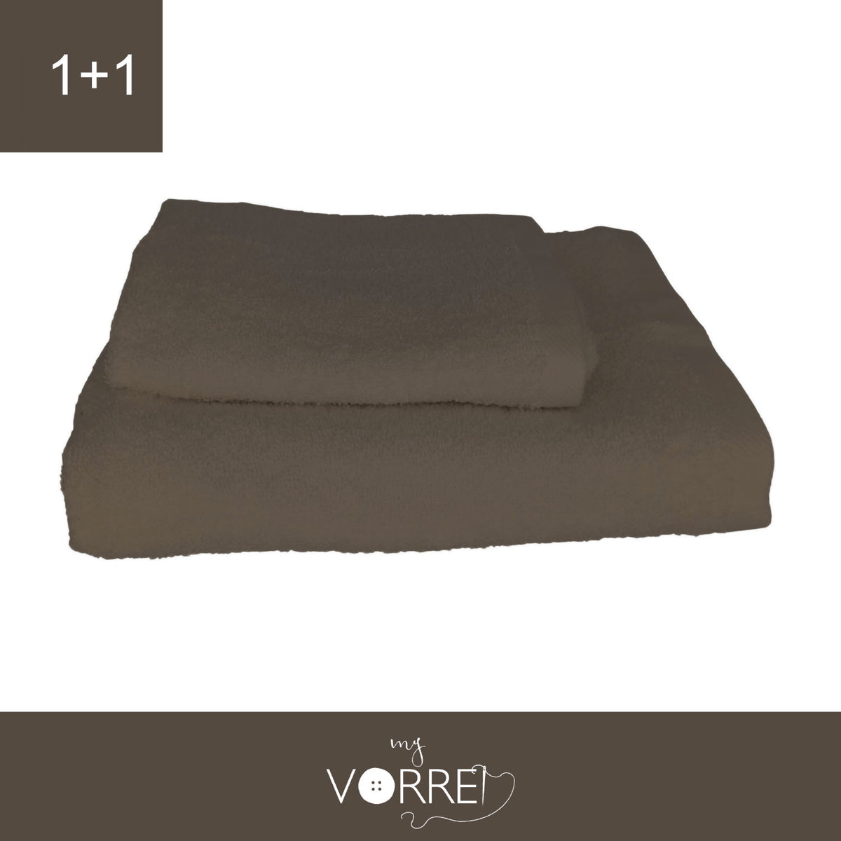 Coppia Spugna Viso+Ospite (1+1) Gr 450 MQ Cotone 100%| Misura Viso 60x110cm - Ospite 35x53cm