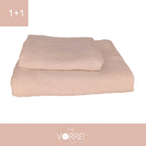 Coppia Spugna Viso+Ospite (1+1) Gr 450 MQ Cotone 100%| Misura Viso 60x110cm - Ospite 35x53cm