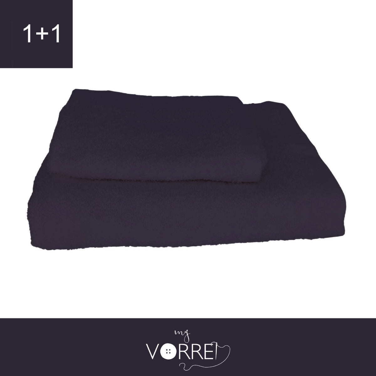 Coppia Spugna Viso+Ospite (1+1) Gr 450 MQ Cotone 100%| Misura Viso 60x110cm - Ospite 35x53cm