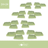 Coppia Spugna Viso+Ospite (24+24) Gr 450 MQ Cotone 100%| Misura Viso 60x110cm - Ospite 35x53cm