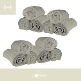 Telo Bagno - 6+6 in Spugna Cotone 100% 450 Gr cm 100x150