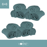 Telo Bagno - 6+6 in Spugna Cotone 100% 450 Gr cm 100x150