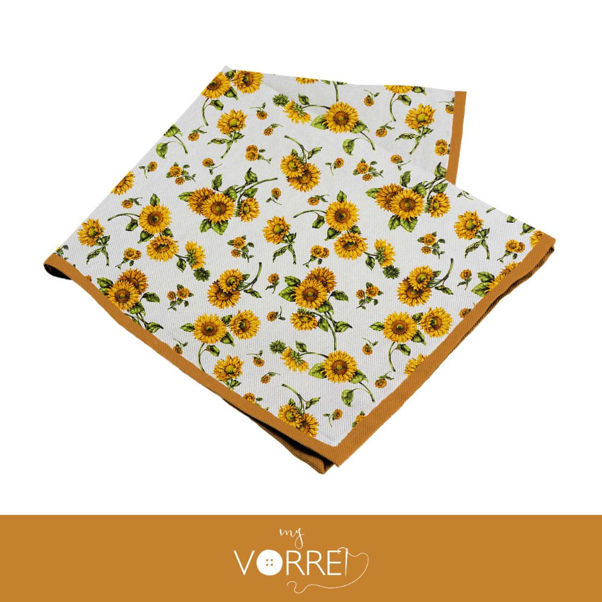 Tovagliolo Fantasia Girasole Cotone 100%
