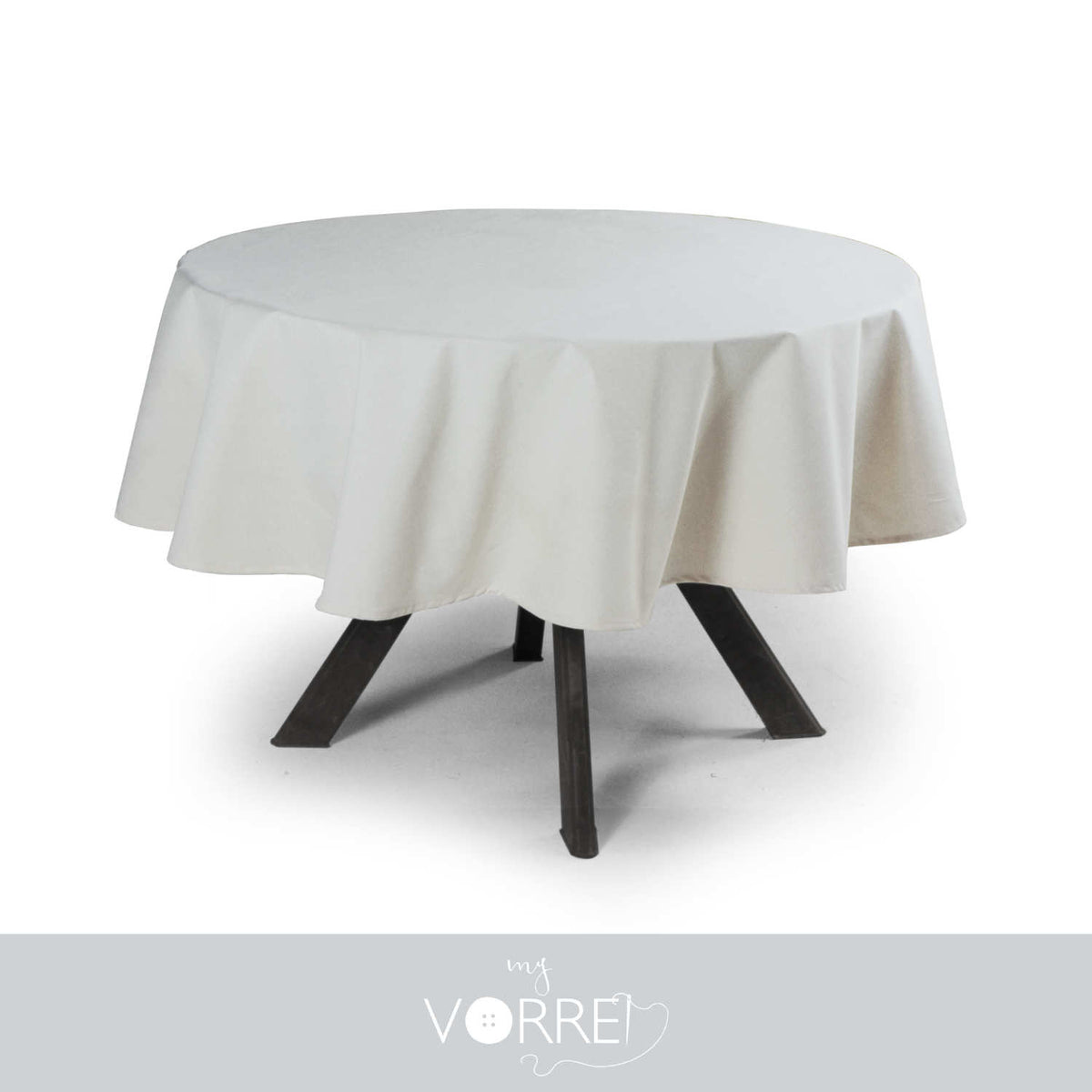 Tovaglia Rotonda Per Esterni Impermeabile | Elastica, Antimacchia | Grigio, Diametro 80 Cm - Foto 10