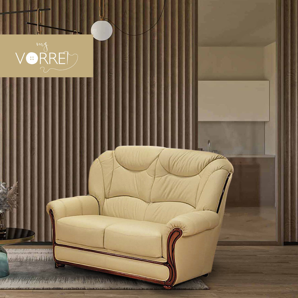 Divano 2 Posti Vera Pelle | Made in Italy |cm 135x95 h 102 | 16 Colori in Vera Pelle | Spedizione Gratuita dei campioni della Pelle in tutta Europa
