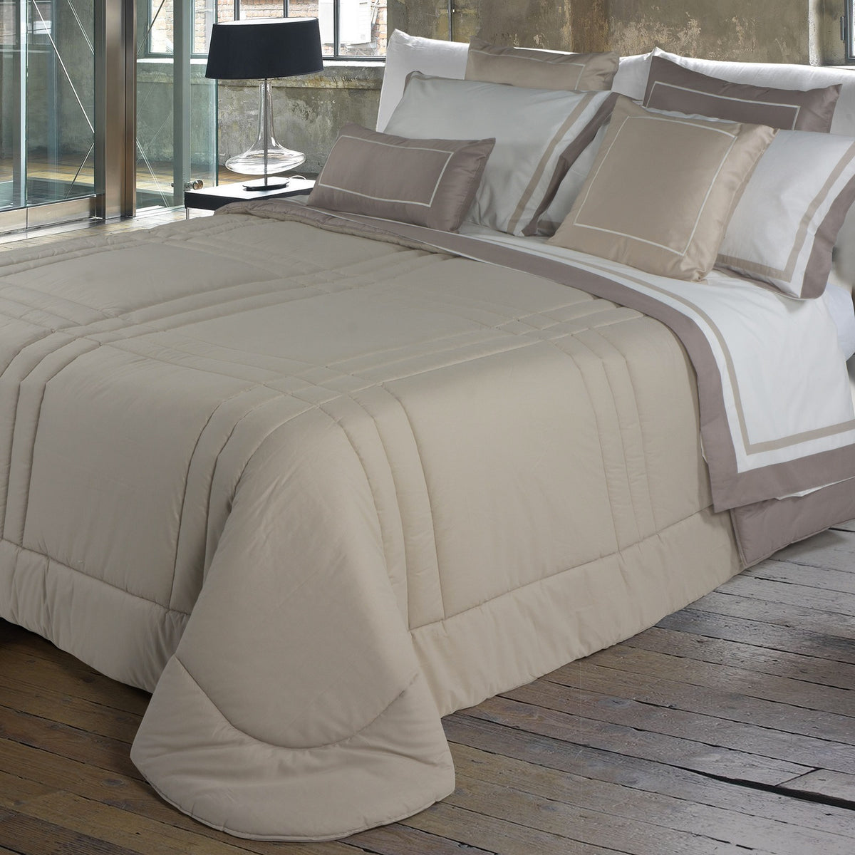 Trapunta Invernale Double Misura Singola cm 160x290 gr 300 Mq in Coordinato con Lenzuola Federe e Cuscini da Lettura