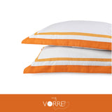 MyVorrei 2 Federe cm 50x80 Cotone 100% con doppia Balza Cucita Pamela