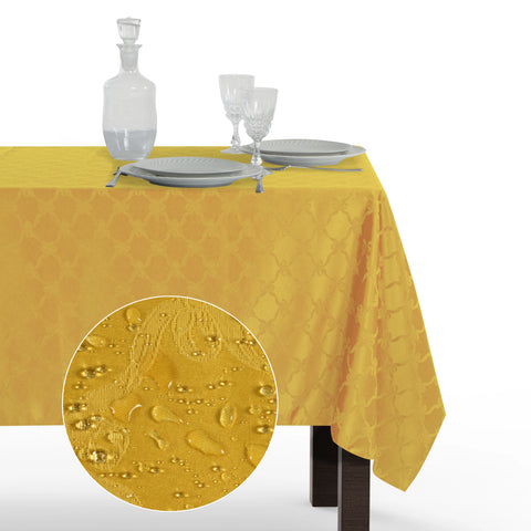 Tovaglia Rettangolare Antimacchia Fiocco Poliestere 100% | Misure Small