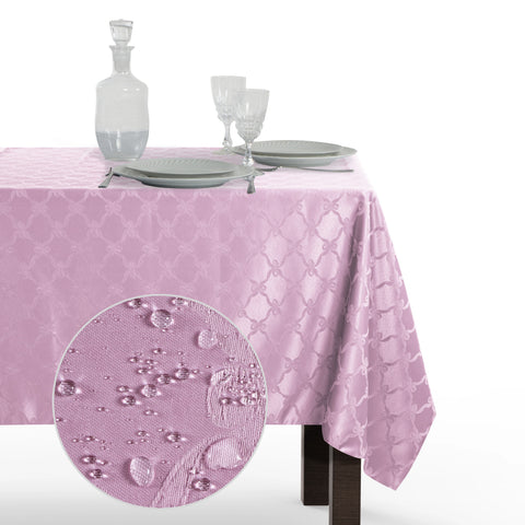 Tovaglia Rettangolare Antimacchia Fiocco Poliestere 100% | Misure Large