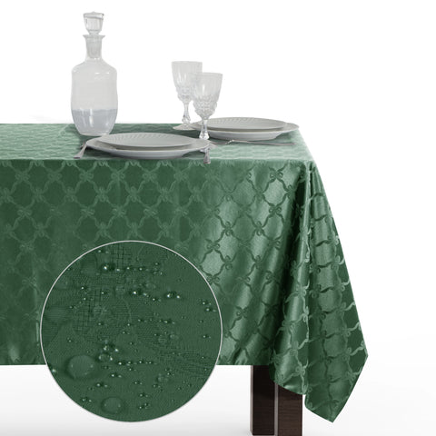 Tovaglia Rettangolare Antimacchia Fiocco Poliestere 100% | Misure Extra