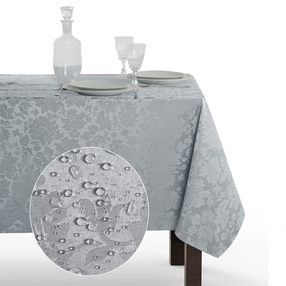 Tovaglia Rettangolare Antimacchia Jacquard Poliestere 100% | Misure Large