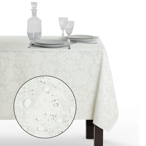 Tovaglia Rettangolare Antimacchia Jacquard Poliestere 100% | Misure Small