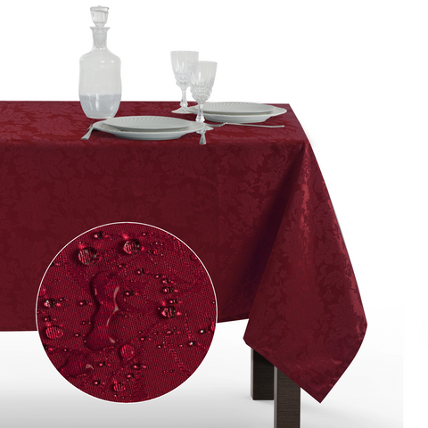 Tovaglia Rettangolare Antimacchia Jacquard Poliestere 100% | Misure Small
