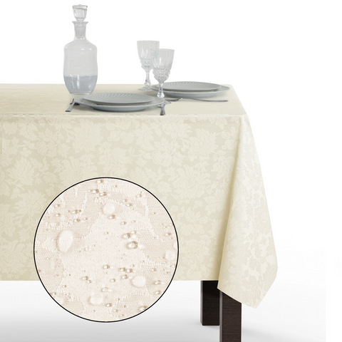 Tovaglia Rettangolare Antimacchia Jacquard Poliestere 100% | Misure Small