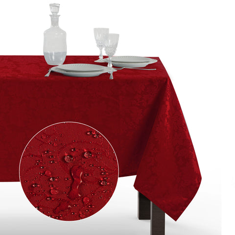 Tovaglia Rettangolare Antimacchia Jacquard Poliestere 100% | Misure Extra