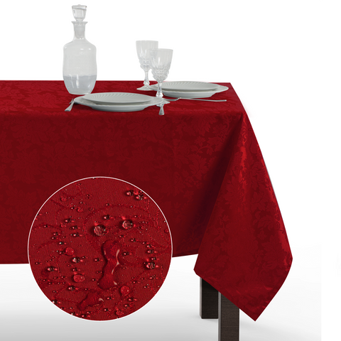 Tovaglia Rettangolare Antimacchia Jacquard Poliestere 100% | Misure Small